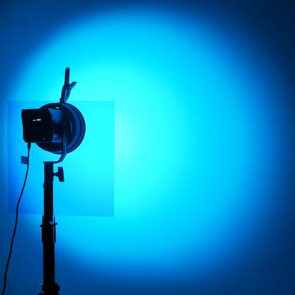 9Pcs Lighting Gels Plastic Gel Light Filter Sheets 11.8 x 11.8 Inch (9 Count)