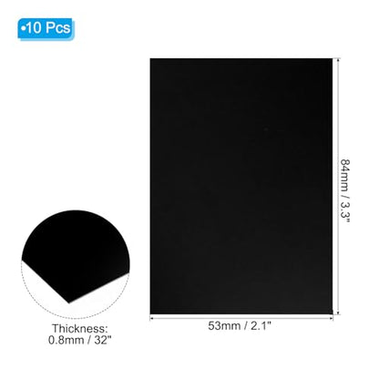 3.3x2.1x1 32inch Anodized Aluminum Sheet (10 Count)