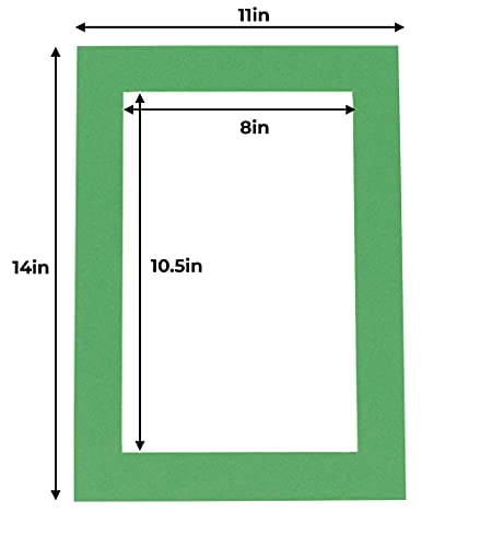 11x14 Mat for 8.5x11 Photo (100 Count)