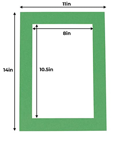 11x14 Mat for 8.5x11 Photo (100 Count)