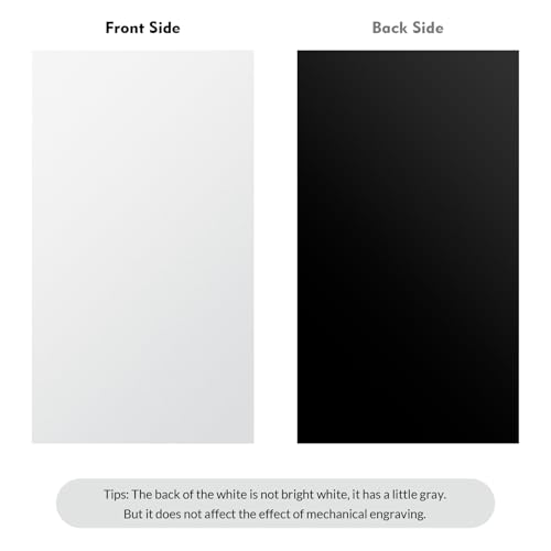 Laser Engraving Blank White ABS Double Color Plastic Sheet