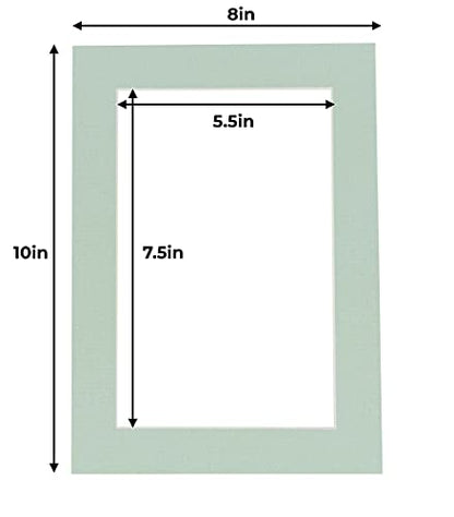 6x8 Mat for 8x10 Frame (100 Count)