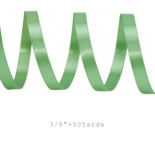 Sage Green Satin Ribbon 3