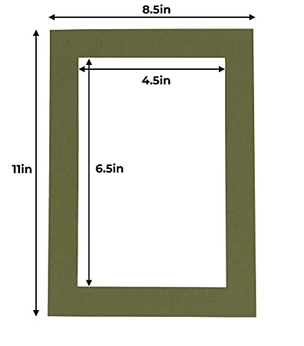 5x7 Mat for 8.5x11 Frame (10 Count)