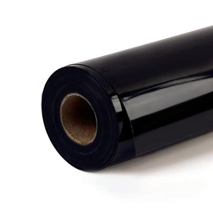 RENLITONG Glossy Black HTV Heat Transfer Vinyl Rolls