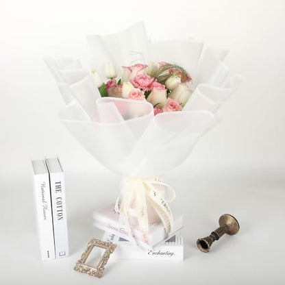 20 Sheets Flower Wrapping Paper (20 Count)