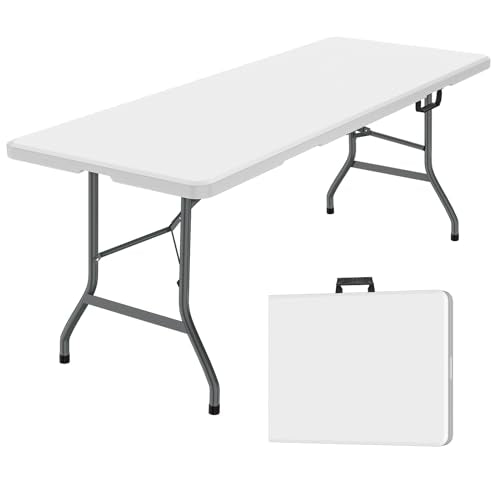 6 ft HDPE Folding Table with Anti