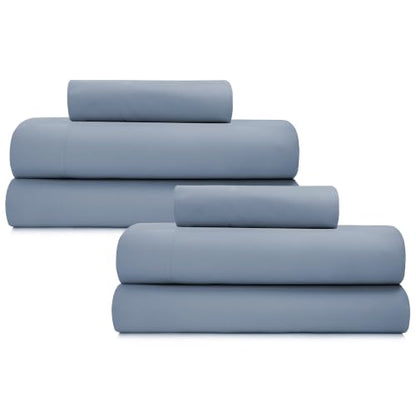 2 Pack Organic Cotton Extra Long Twin Sheets Set (2 Count)