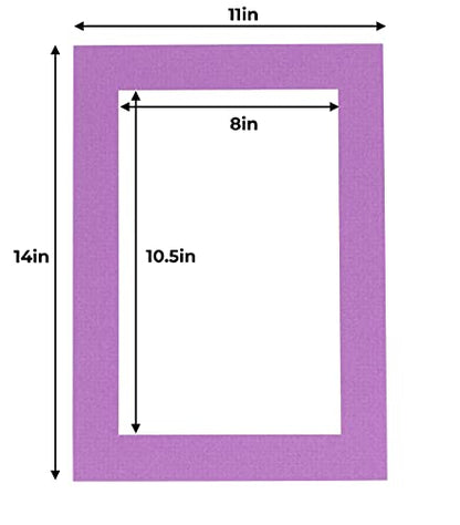 11x14 Mat for 8.5x11 Photo