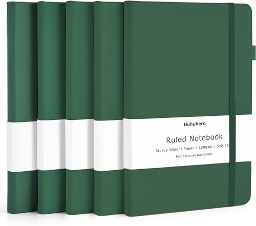 5 Pack Lined Notebook Journals (5 Count)