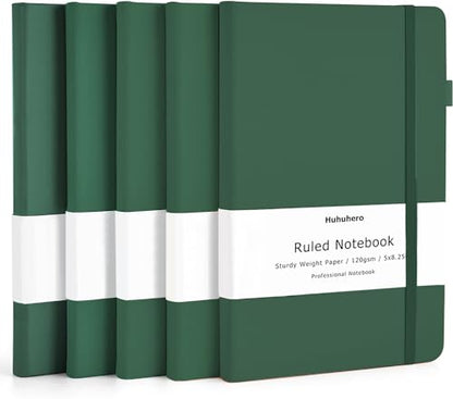 5 Pack Lined Notebook Journals (5 Count)