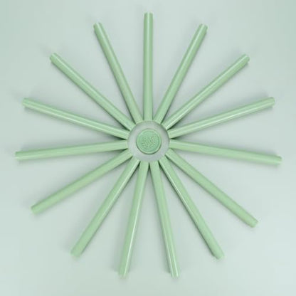 15Pcs Sage Green Glue Gun Sealing Wax Sticks for Wax Seal Stamp (15 Count)