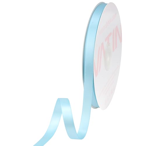 3 8 inches Double Faced Light Blue (150 Foot)