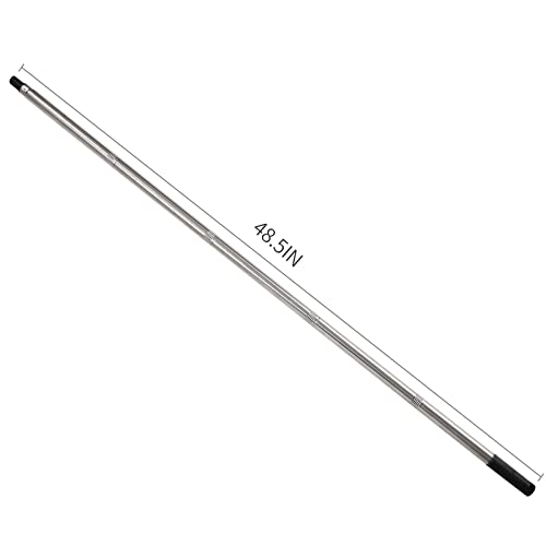 5PCS Paint Roller Extension Pole 48.5" Stainless Steel Telescopic Rod
