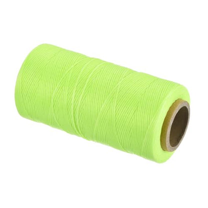 Waxed Thread 284 Yard 0.8mm 150D Flat Wax Thread Polyester Waxed String for Leather Sewing Hand Weaving Book Binding Home Decoration