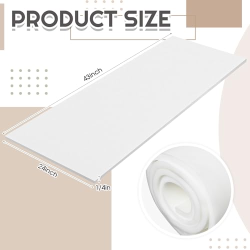 1 Pack Upholstery Foam Sheet