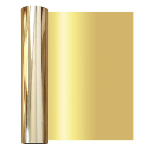 Light Gold Foil HTV Champagne Gold Heat Transfer Vinyl Roll 12" x 6FT
