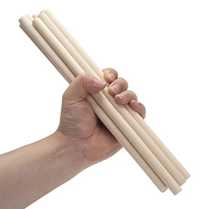 20 PCS Wooden Dowel Rods Wood Macrame Dowels 1 (20 Count)