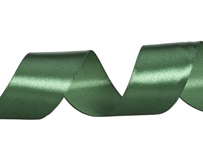 1 1 2 Inch Dark Green Solid Satin Ribbon for Gift Wrapping (150 Foot)
