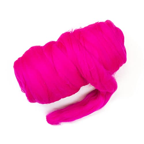 Colored Natural Wool roving (16 Ounce)