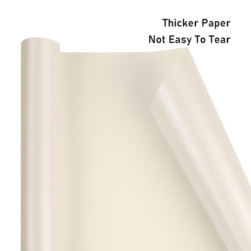 Off White Matte Wrapping Paper (138.744 Sq Ft)