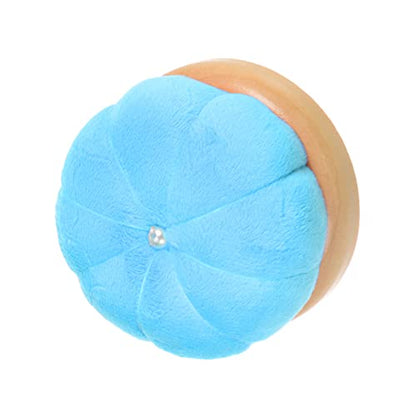 Wooden Base Needle Pincushions Japanese Style Pin Cushions Round Pin Cushion Needle Holder for Sewing Quilting Needlework DIY Crafts