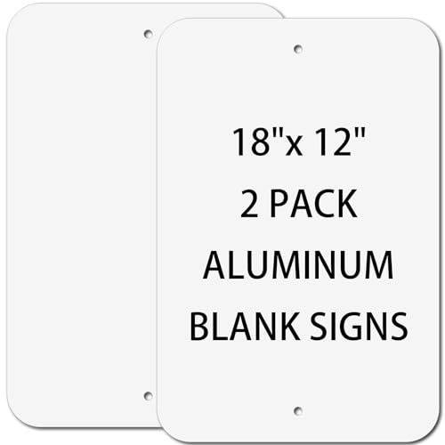 Blank Aluminum Signs 2 (2 Count)