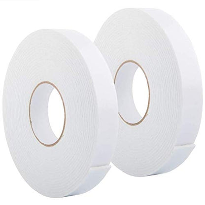 Double Sided Foam Tape 1.18In x 33FT 2 Pack (66 Foot)
