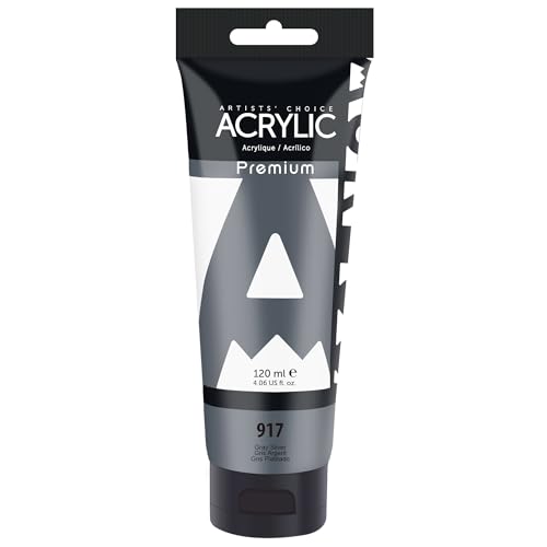 Gray Silver Acrylic Paint (4 Fl Oz)