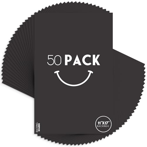 50 Pack 11x17 Uncut Photo Mat Matboards