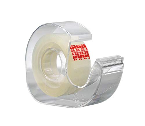 WOD OST20D Office Tape Clear Refill Rolls and Refillable Dispenser