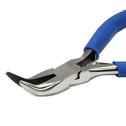 Color ID Bent Chain Nose Plier