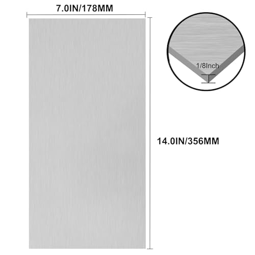 6061 T651 Aluminum Sheet Metal 7 x 14 x 1