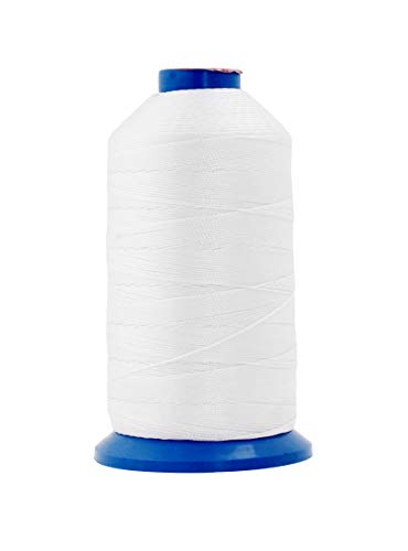 Size 92 280D T90 White Bonded Nylon Thread (3750 Foot)