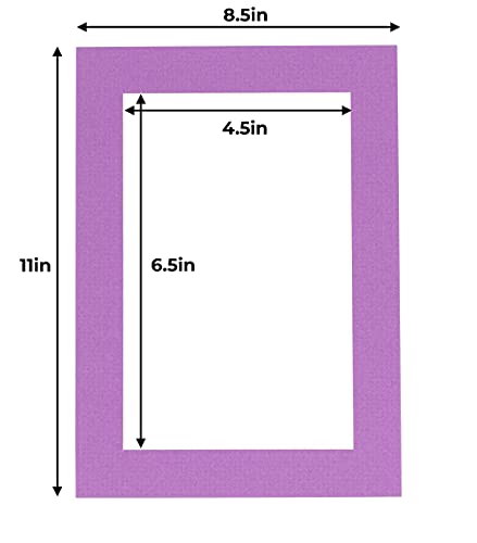 5x7 Mat for 8.5x11 Frame (10 Count)