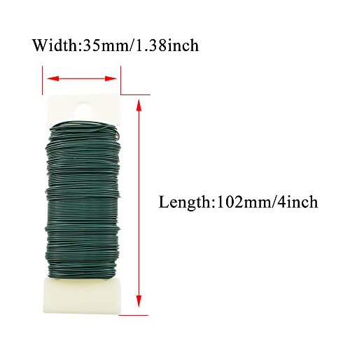 22Gauge Green Flexible Metal Floral Wire
