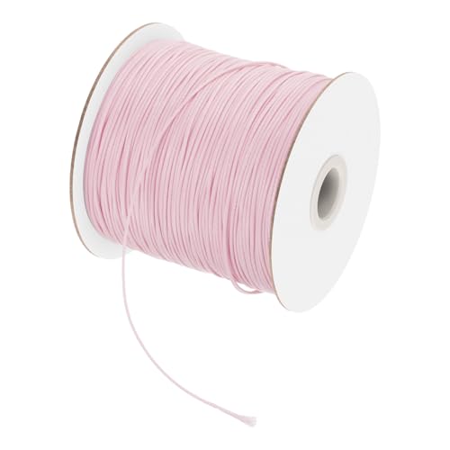 Waxed Cord 0.5mm Waxed Polyester Cord 175 Yard Light Pink