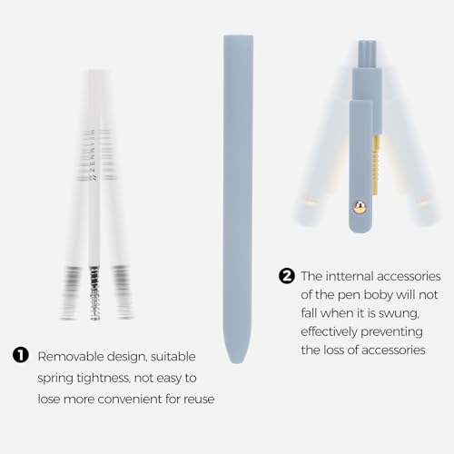 Gel Pens Set 12 Pcs 0.5mm Retractable Quick Dry Black Ink Pens (12 Count)