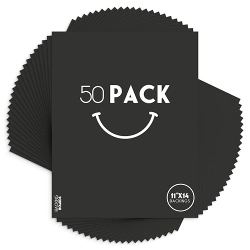 50 Pack 11x14 Uncut Photo Mat Matboards