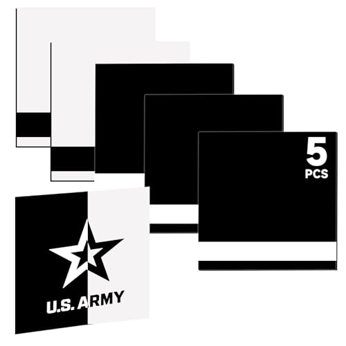 5PCS Laser Engraving Double Color ABS Plastic Sheet (4.81 Sq Ft)