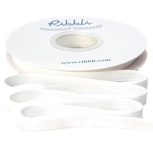 Polyester Cream White Velvet Ribbon