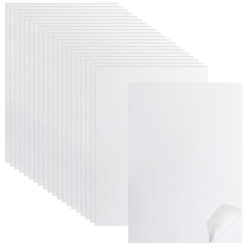 20 Sheets A4 Printable Washi Sticker Paper 11.7×8.3 inch Translucent Self (20 .)
