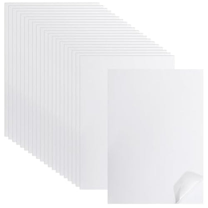 20 Sheets A4 Printable Washi Sticker Paper 11.7×8.3 inch Translucent Self (20 .)