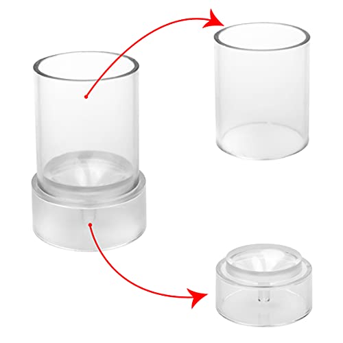 2PCS Pillar Candle Mold