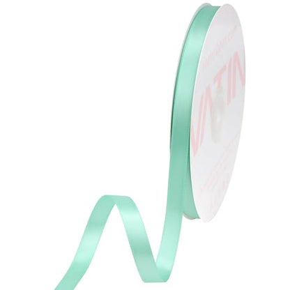 Aqua Green Satin Ribbon 3 (150 Foot)