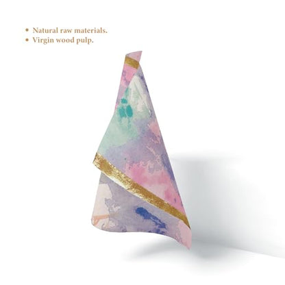 80 Pack Napkins Disposable Paper Towel Cocktail Dinner Party Decoration (80 Count)