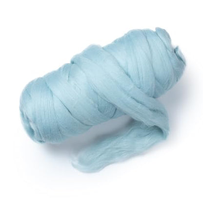 Colored Natural Wool roving