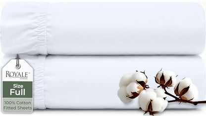 100% Organic Cotton 2 Pack Fitted Sheet (2 Count)