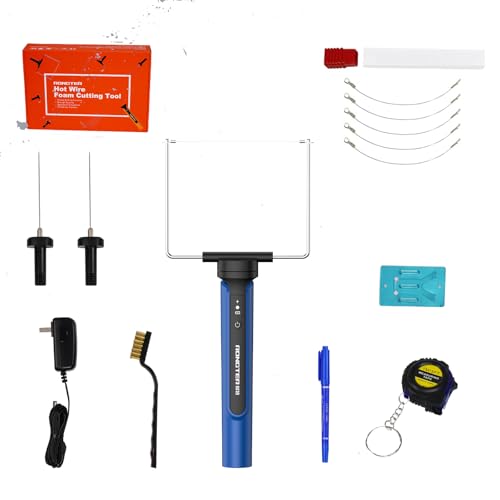 3-in-1 Hot Wire Electric Foam Cutter, Styrofoam Cutter Tool, Blue