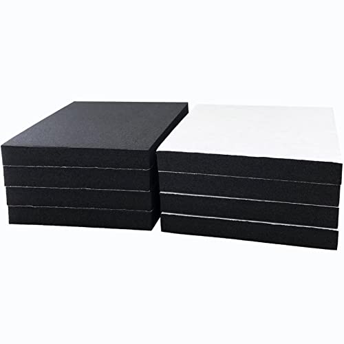 8 Pcs Foam Padding Sheet with Adhesive 4"x4"x1